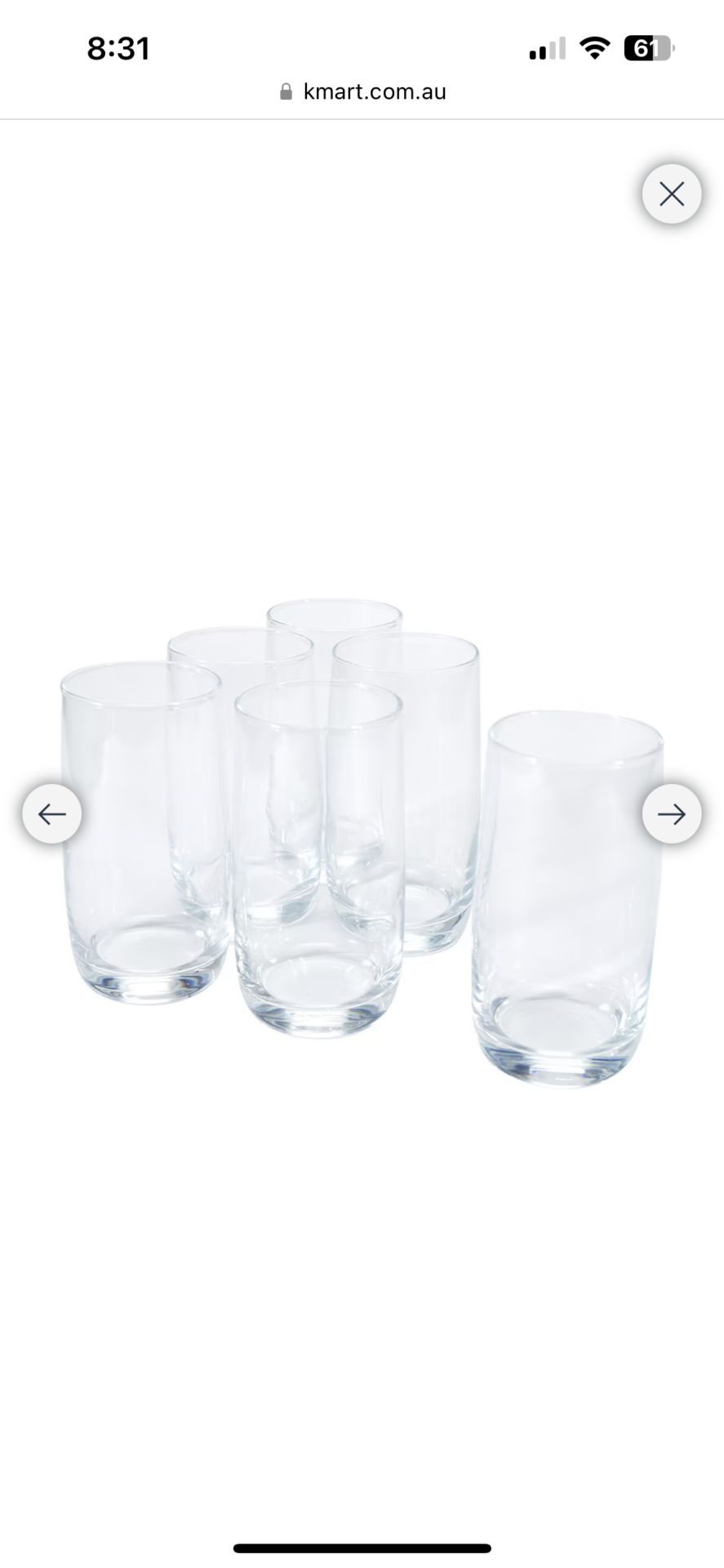 Glass cups