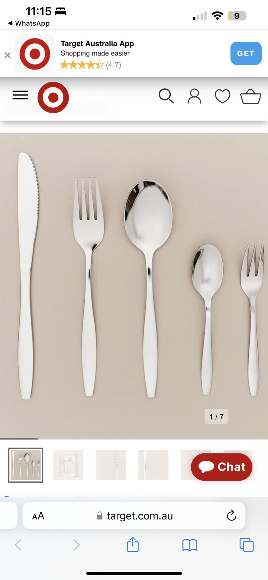 Boston 50 Piece Cutlery Set