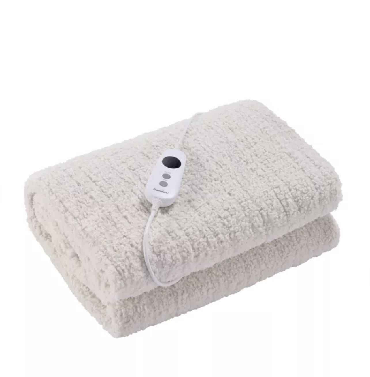 Dreamaker teddy fleece heated throw