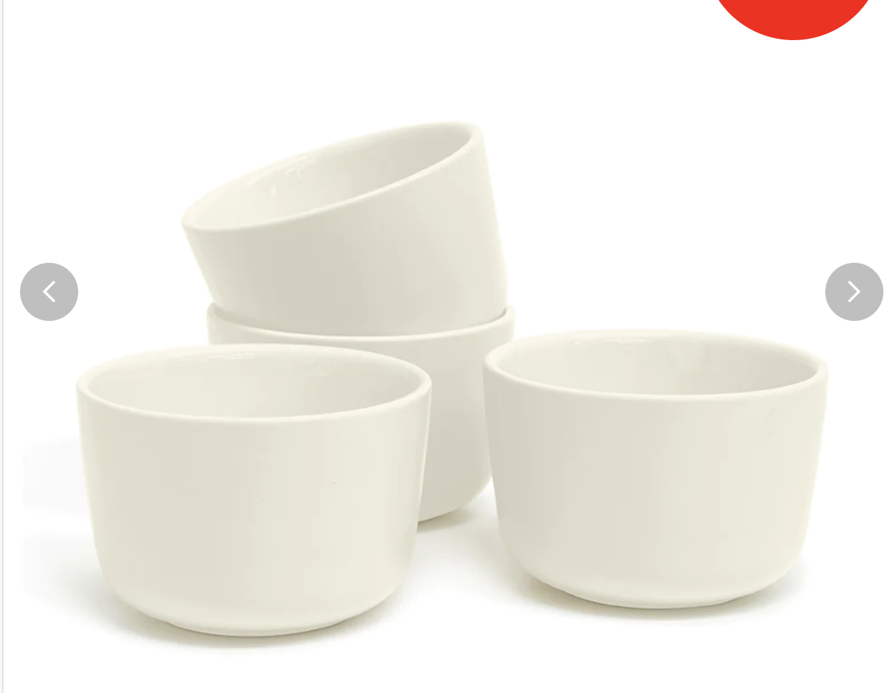 Salt & Pepper Industry 4 Piece Ramekin Set 9x6cm