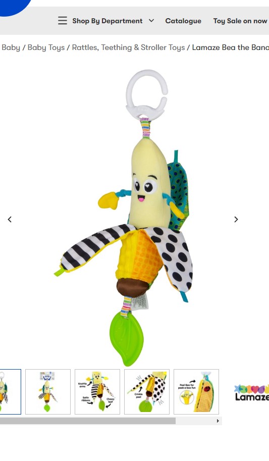 Lamaze Bea the Banana Clip & Go