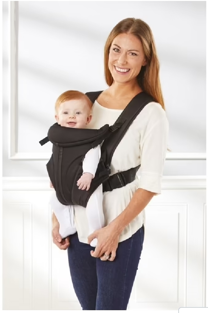 4Baby 3 Way Baby Carrier Black