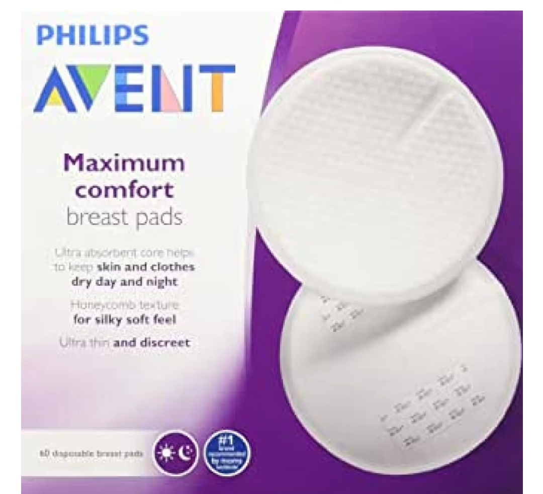 Avent Breast Pads - Disposable - Day or Night - 60 Pack