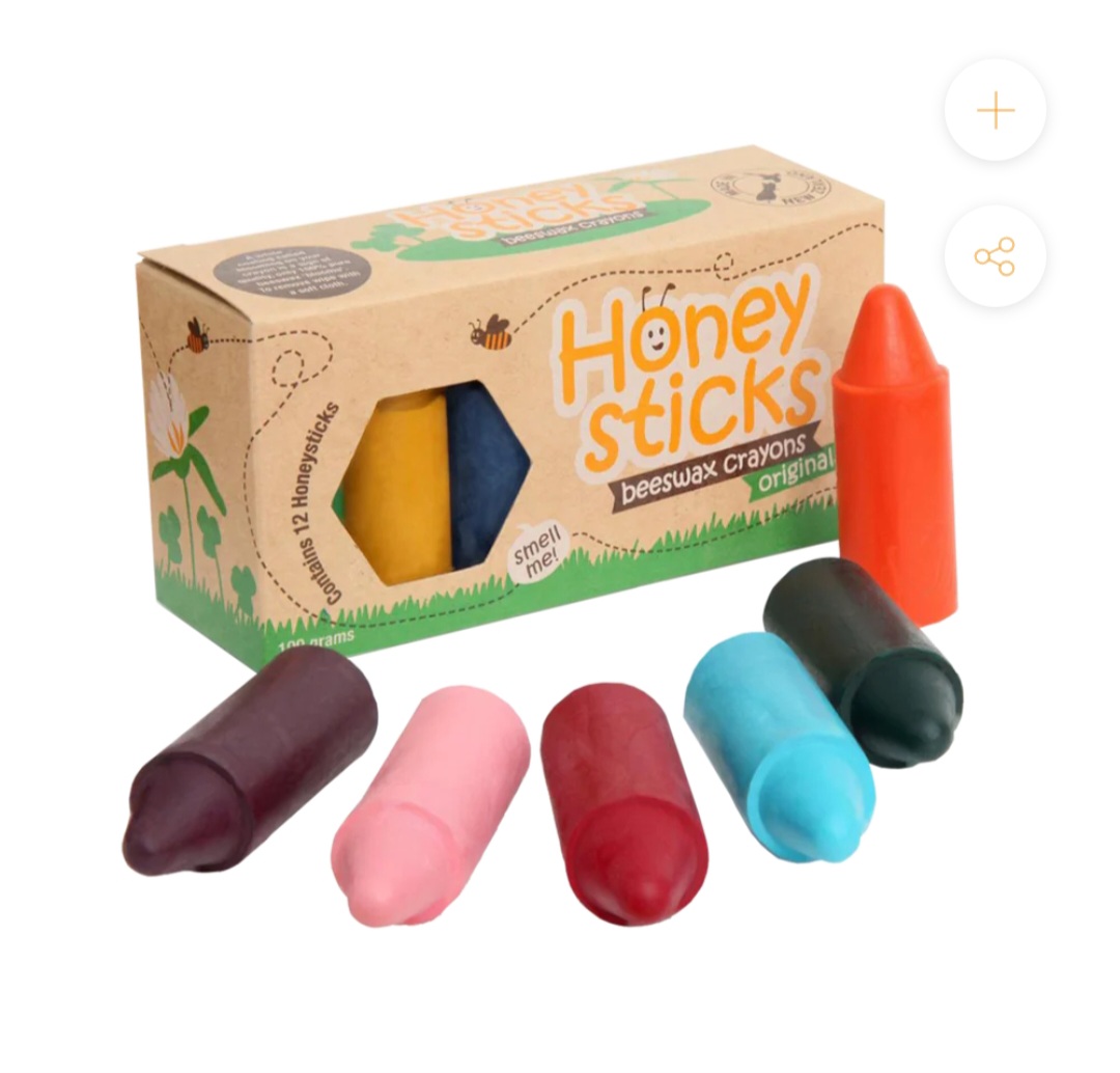 Honey sticks beeswax crayons