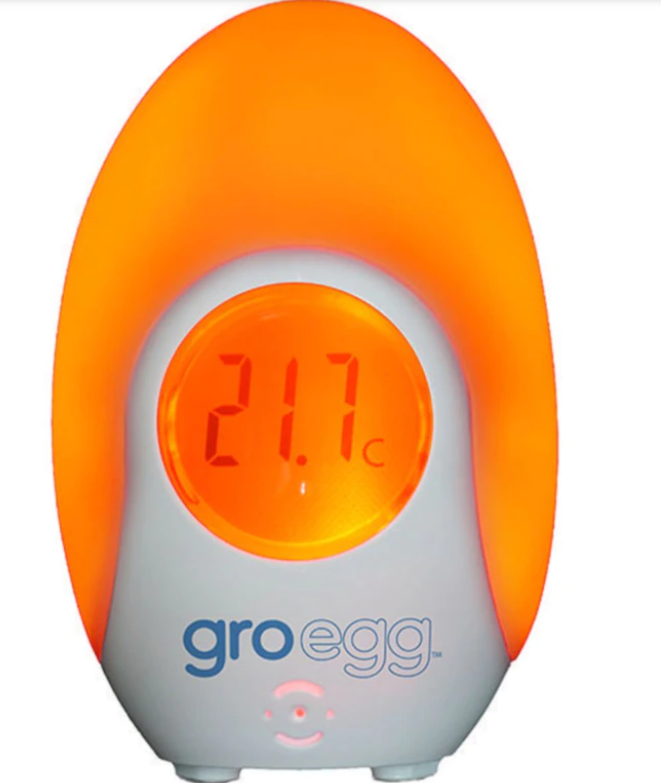 Gro egg room thermometer and light