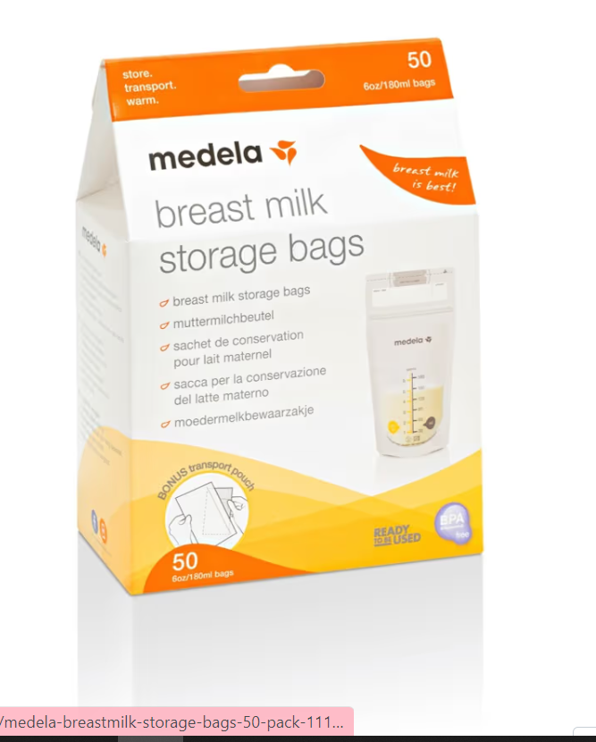 Medela Breastmilk Storage Bags 50 Pack