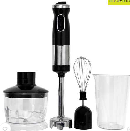 Healthy Choice Stick Mixer Set Black