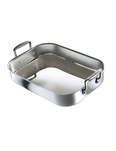 LE CREUSET 3PLY STAINLESS STEEL ROASTER 35CM