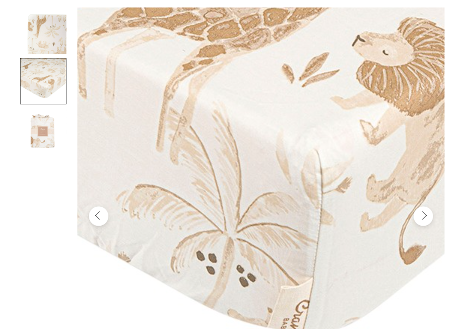 Crane Baby Co-Sleeper Fitted Sheet - Kendi Collection