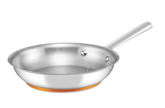 Per Vita Stainless Steel Induction Open French Skillet 24cm