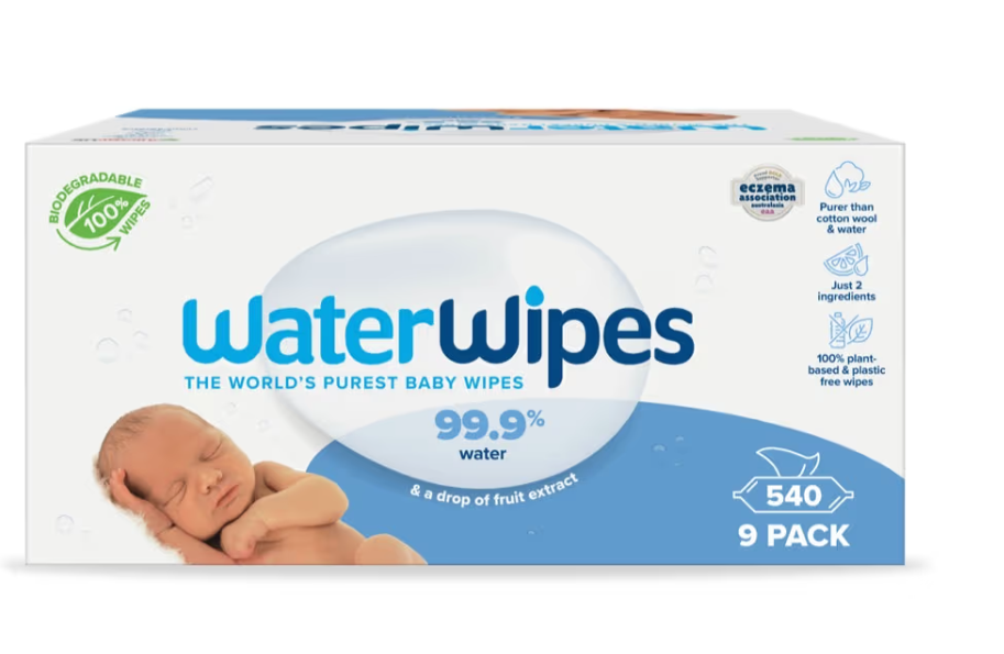 SPECIAL  Zoom Waterwipes Biodegradable Baby Wipes 9x60 Pack