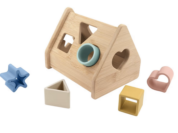 Playground Silicone Wooden Shape Sorter