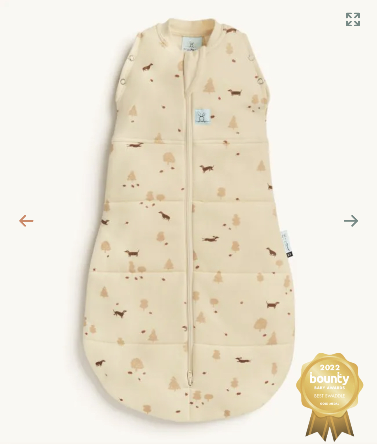 Ergo 3-6 month swaddle - doggo print