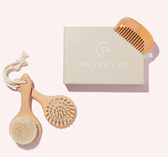 Baby Grooming Brush and Comb Trio Set