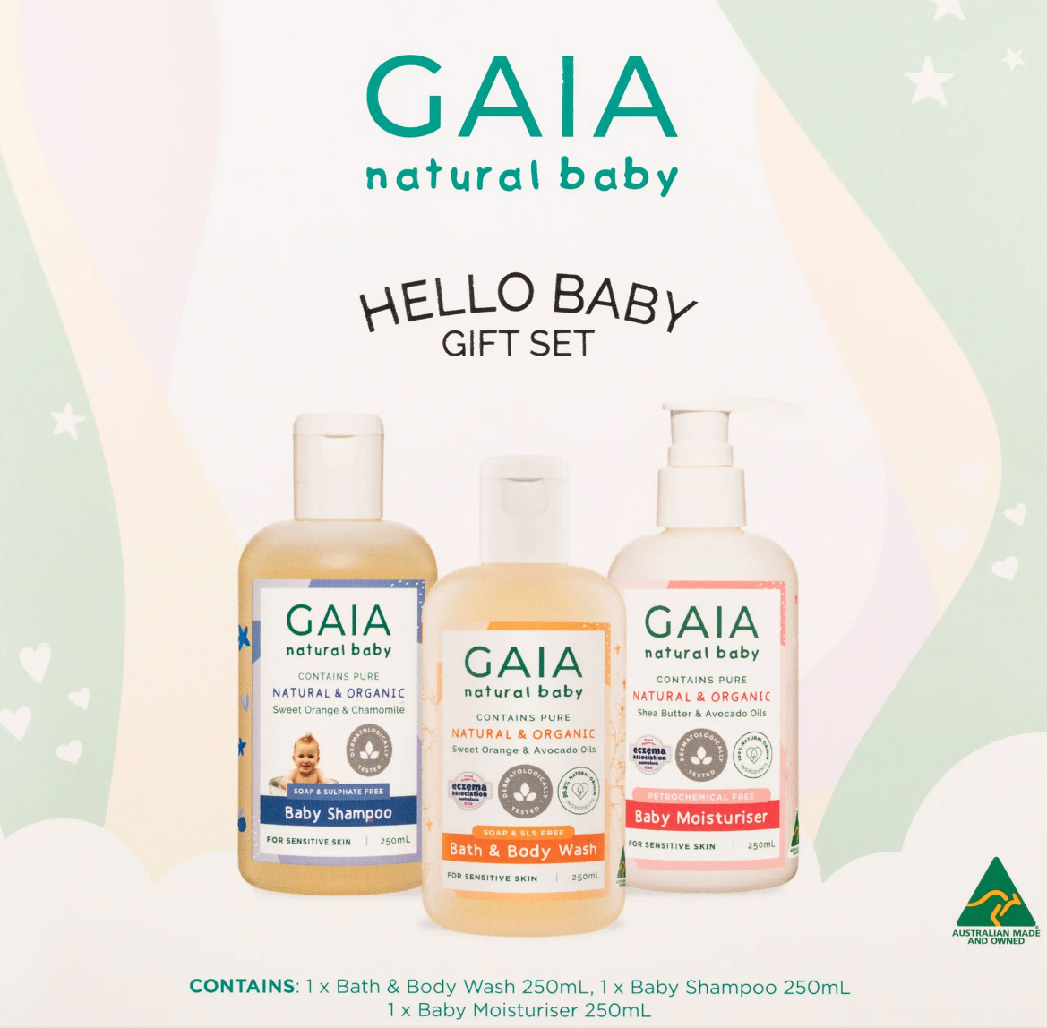 GAIA Hello Baby gift set