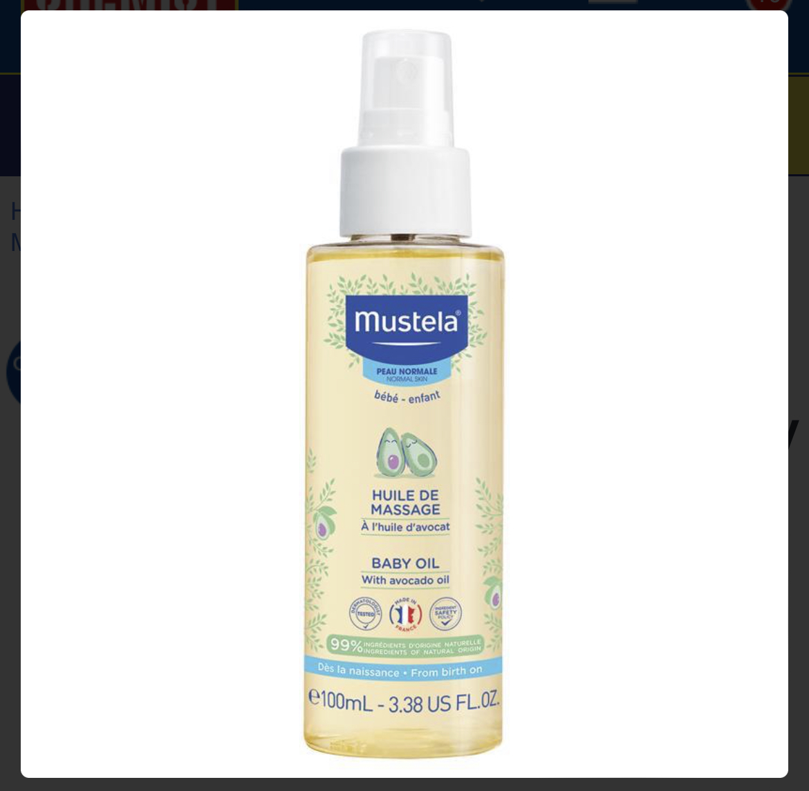 Mustela Baby Oil