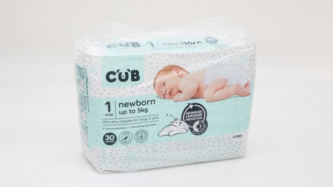 Coles Cub Nappies