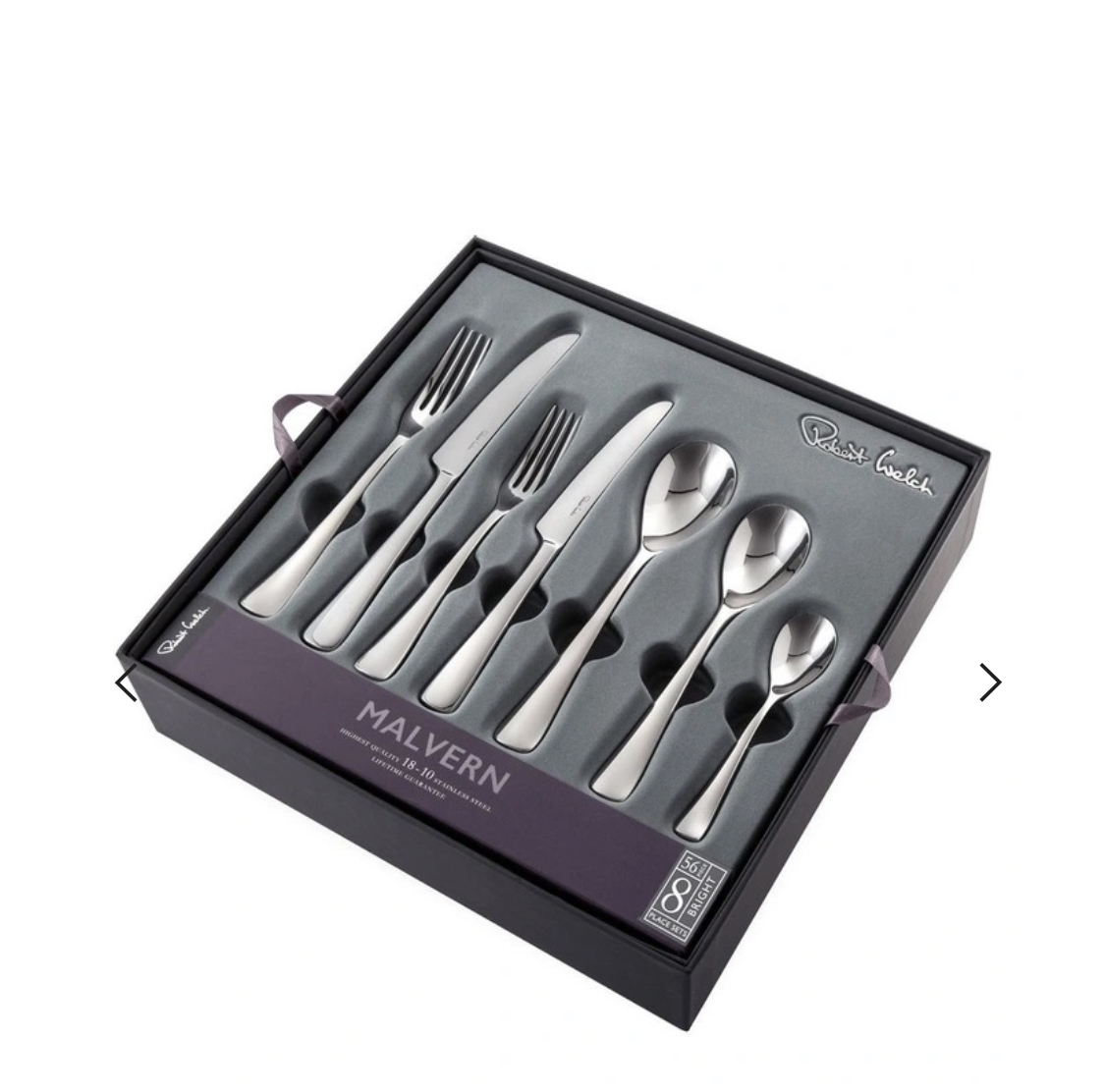 Robert Welch Malvern 56 Piece Cutlery Set Stainless Steel