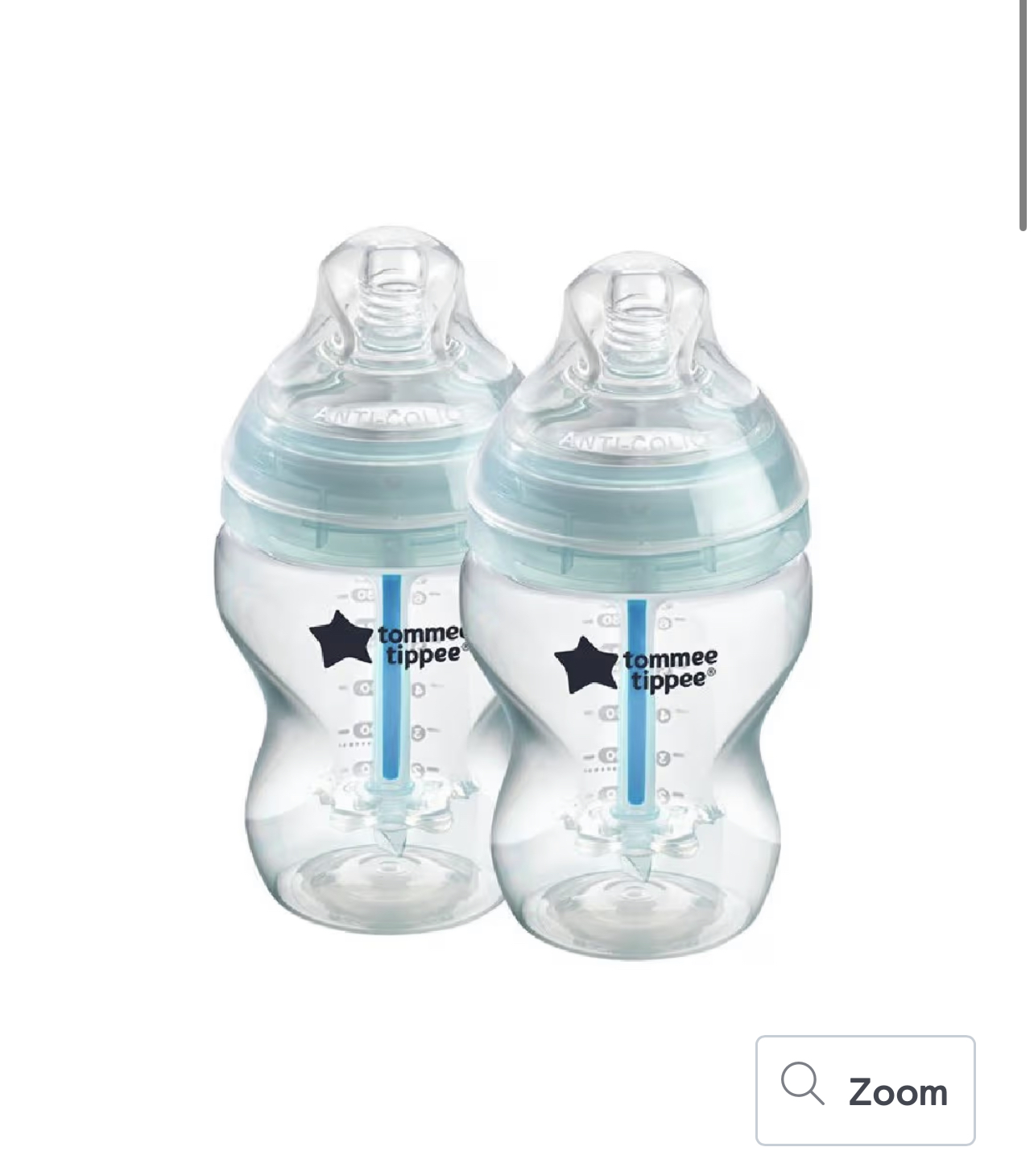 Tommee Tippee Anti-Colic Bottles 260Ml 2Pk