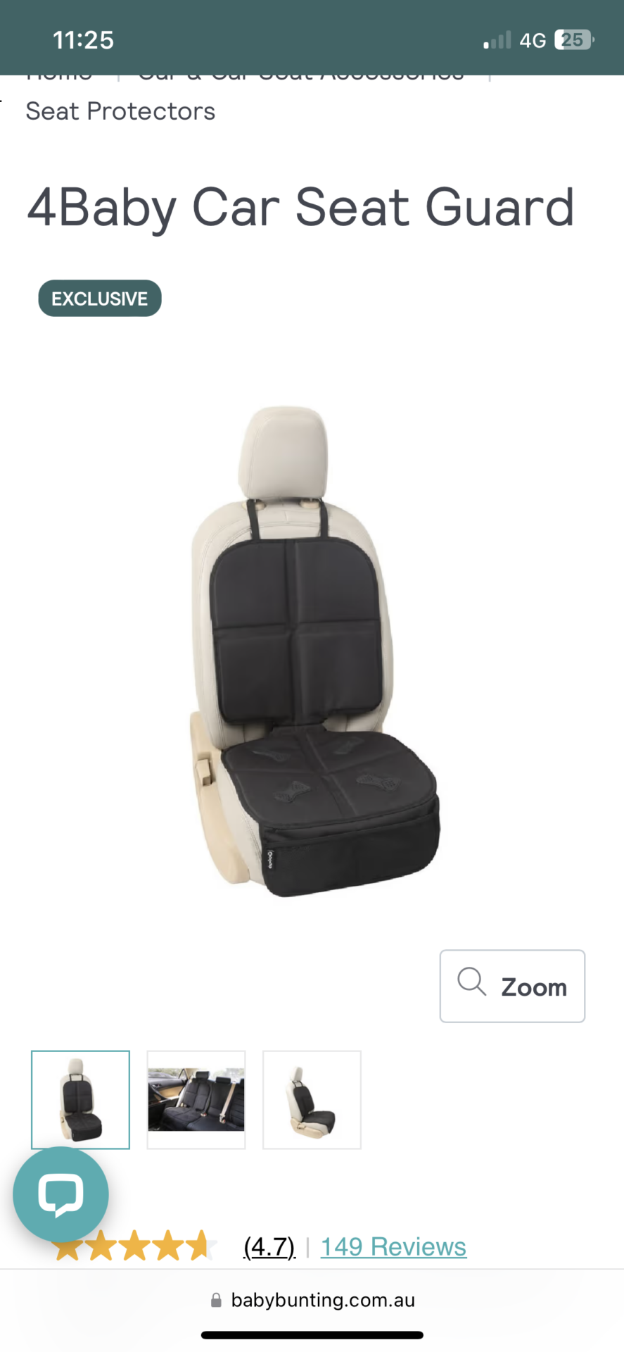 Car seat protection