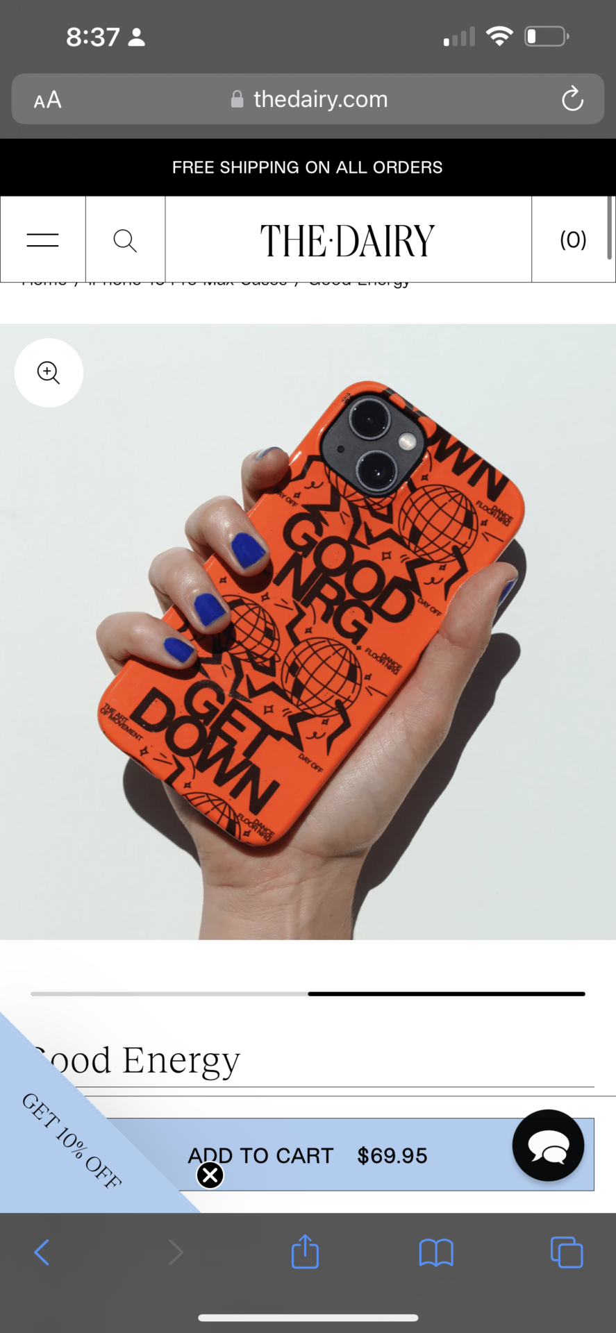 Good Energy Phone Case - The Dairy