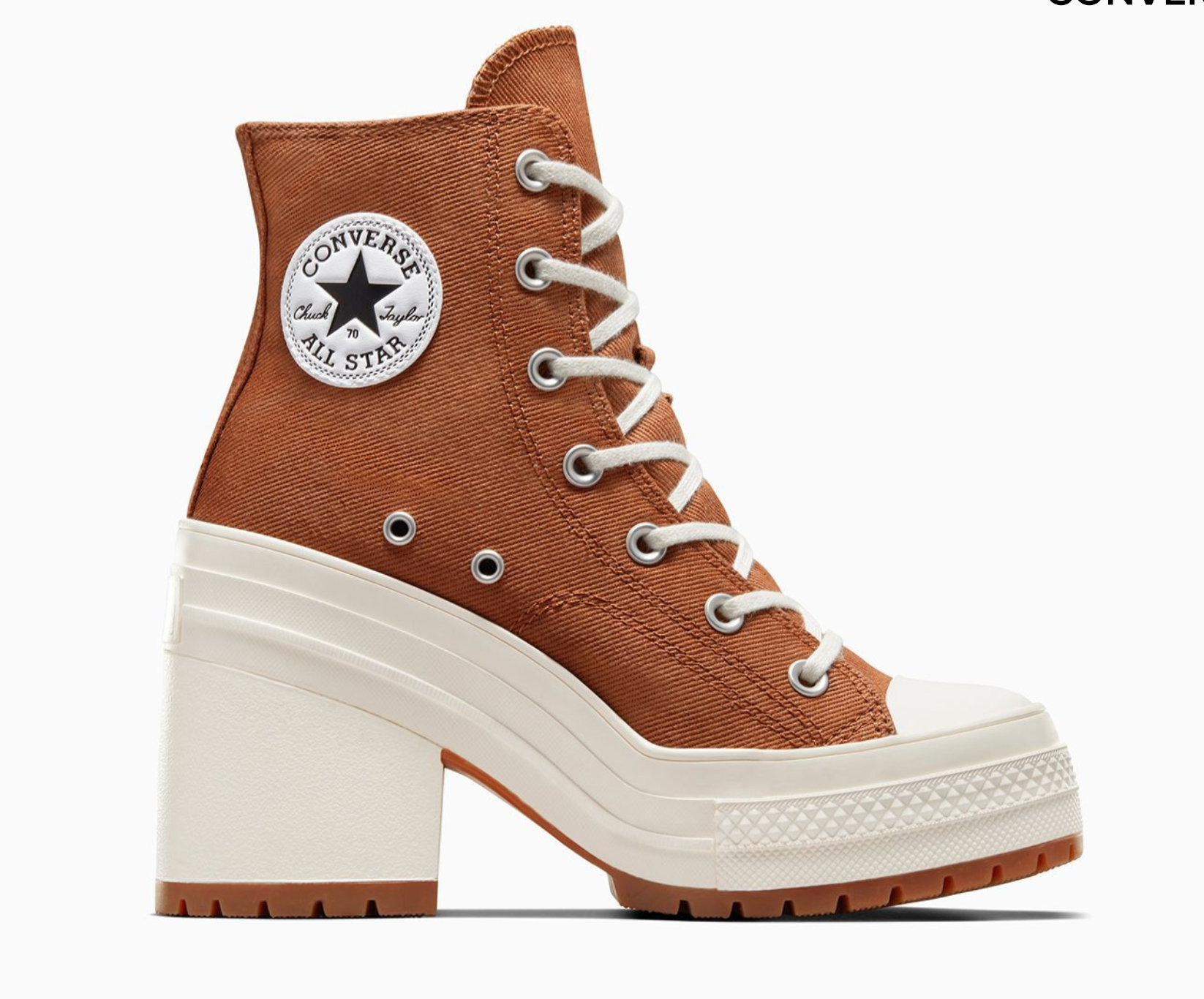 Unisex Converse Chuck 70 De Luxe Heel High Top Tawny Owl