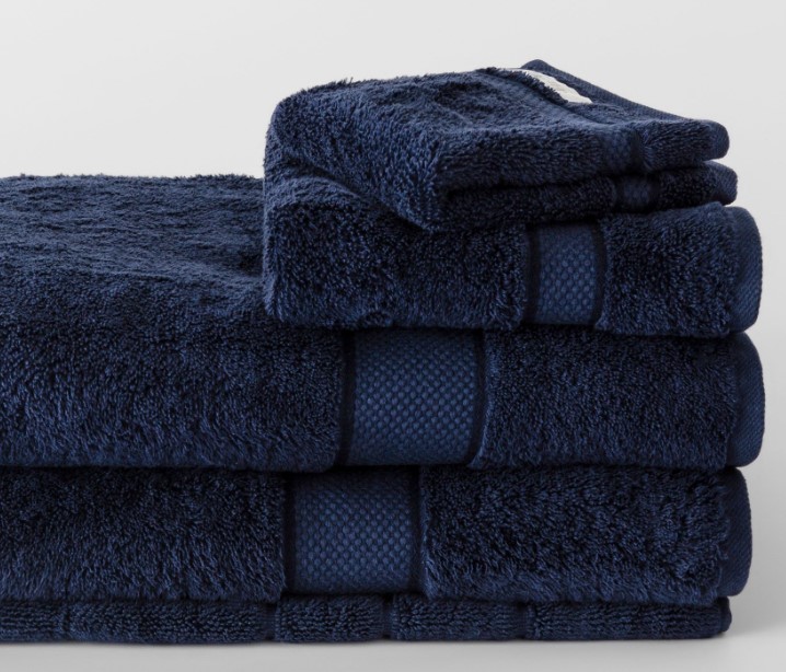 Luxury Egyptian Towel Collection - Royal Navy