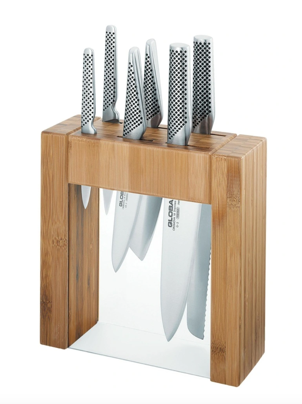 Global Ikasu Knife Block 7 Piece