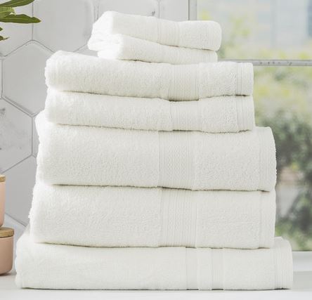 14 Piece Marisse Bamboo & Cotton Bathroom Towel Set