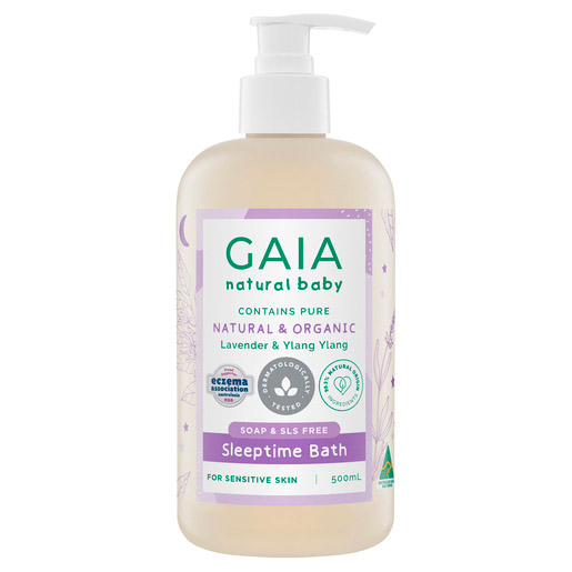 GAIA Natural Baby Sleeptime Bath Wash 500 ml