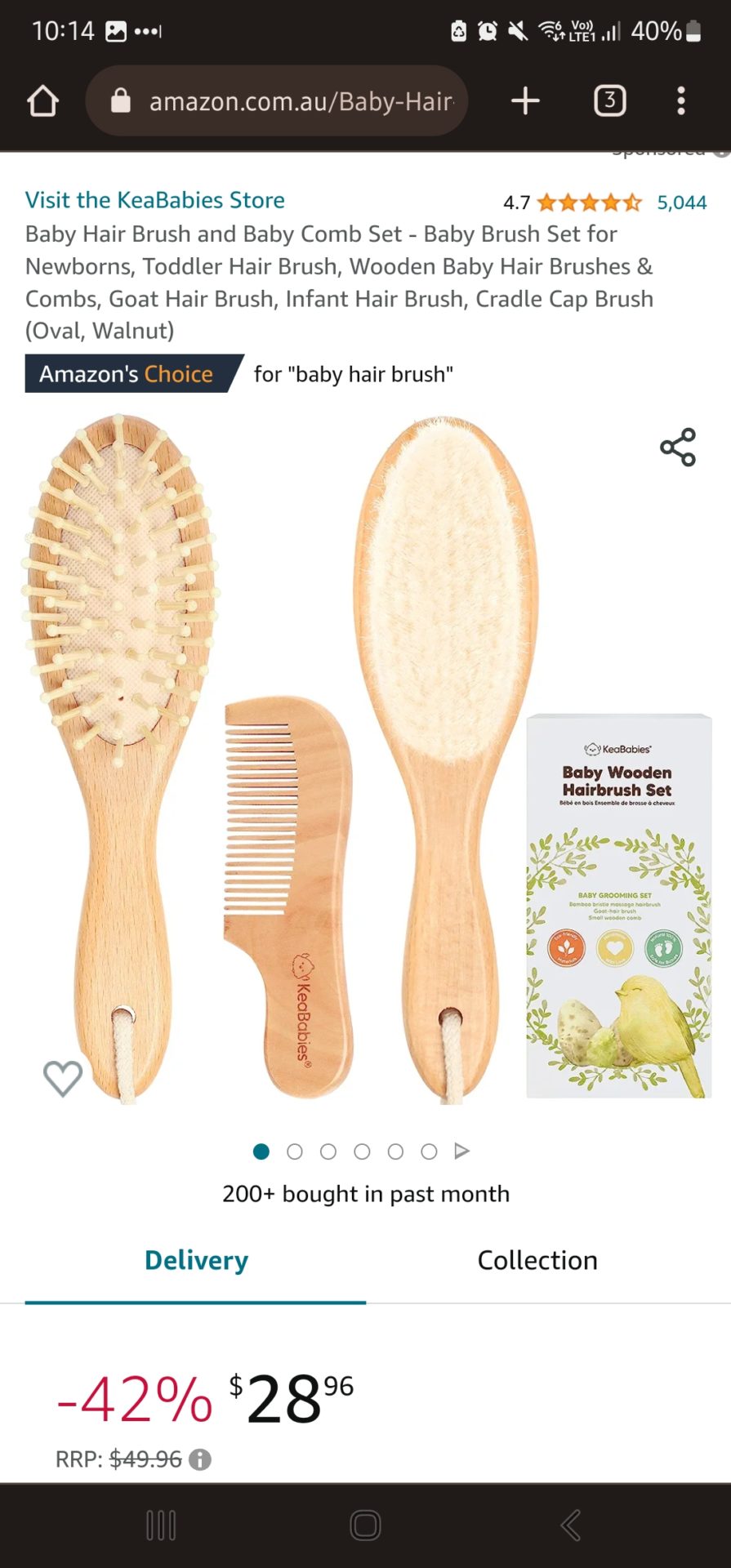 Hairbrush set