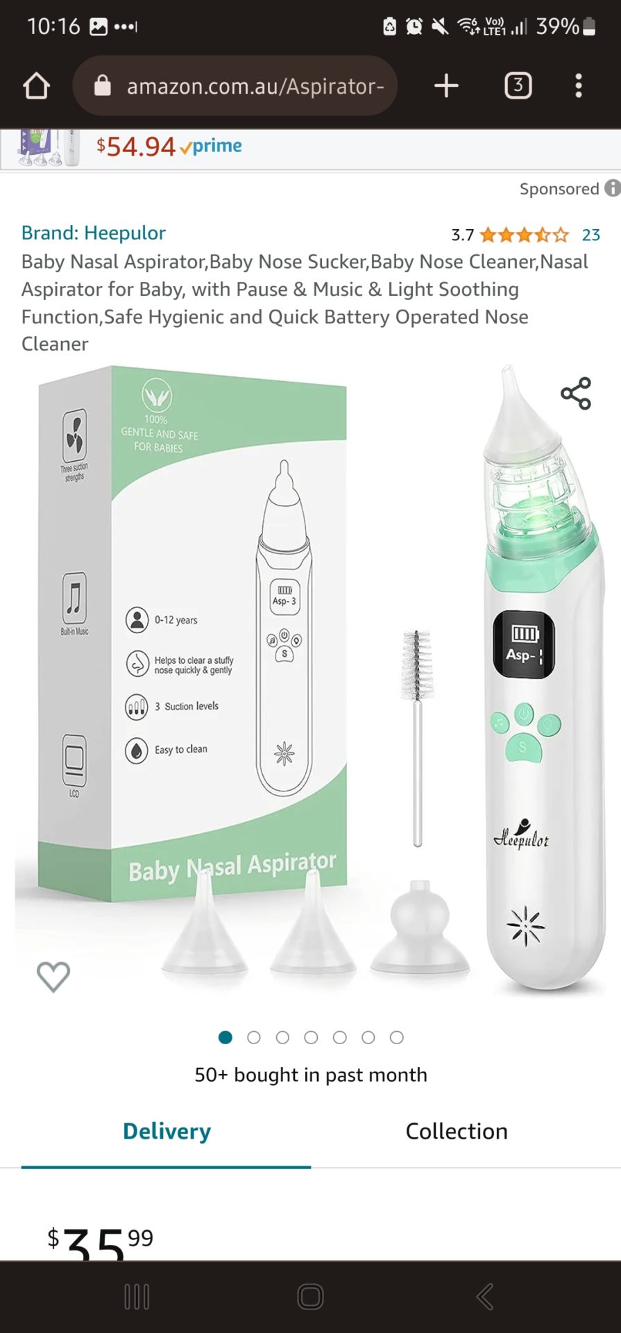 Nasal aspirator