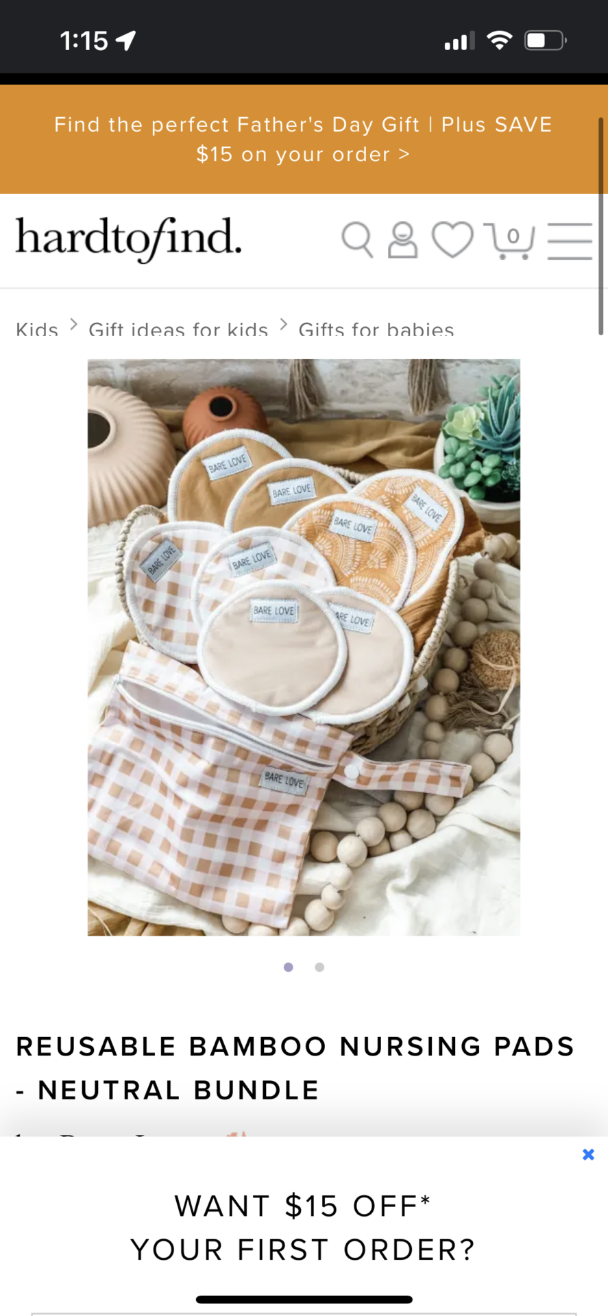 Breast Pads reusable and disposable.