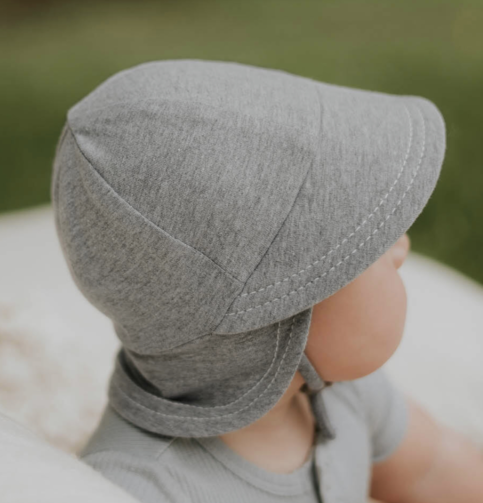 Legionnaire Hat with Strap - Grey Marle