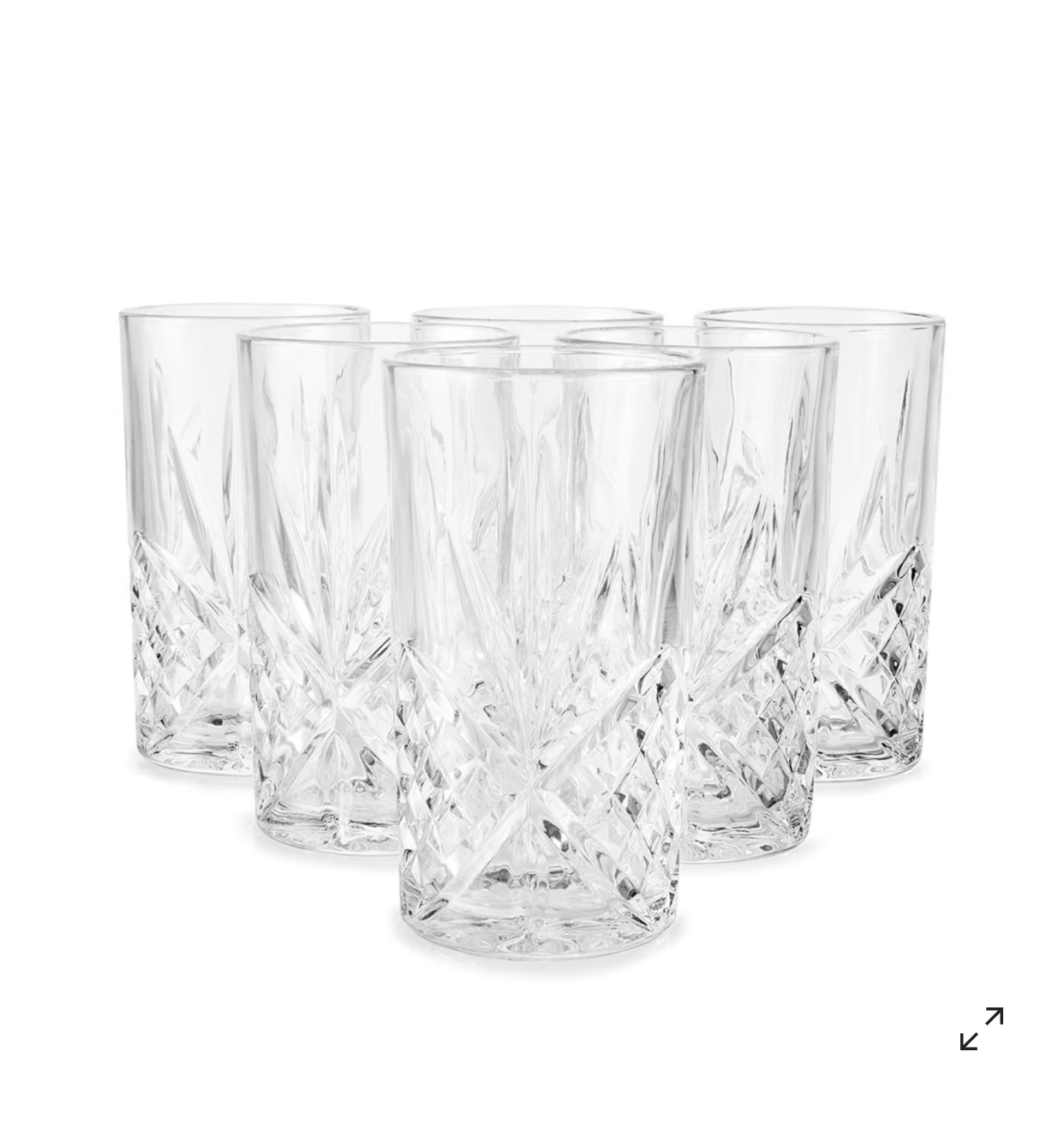 6 Bond Hiball Glasses