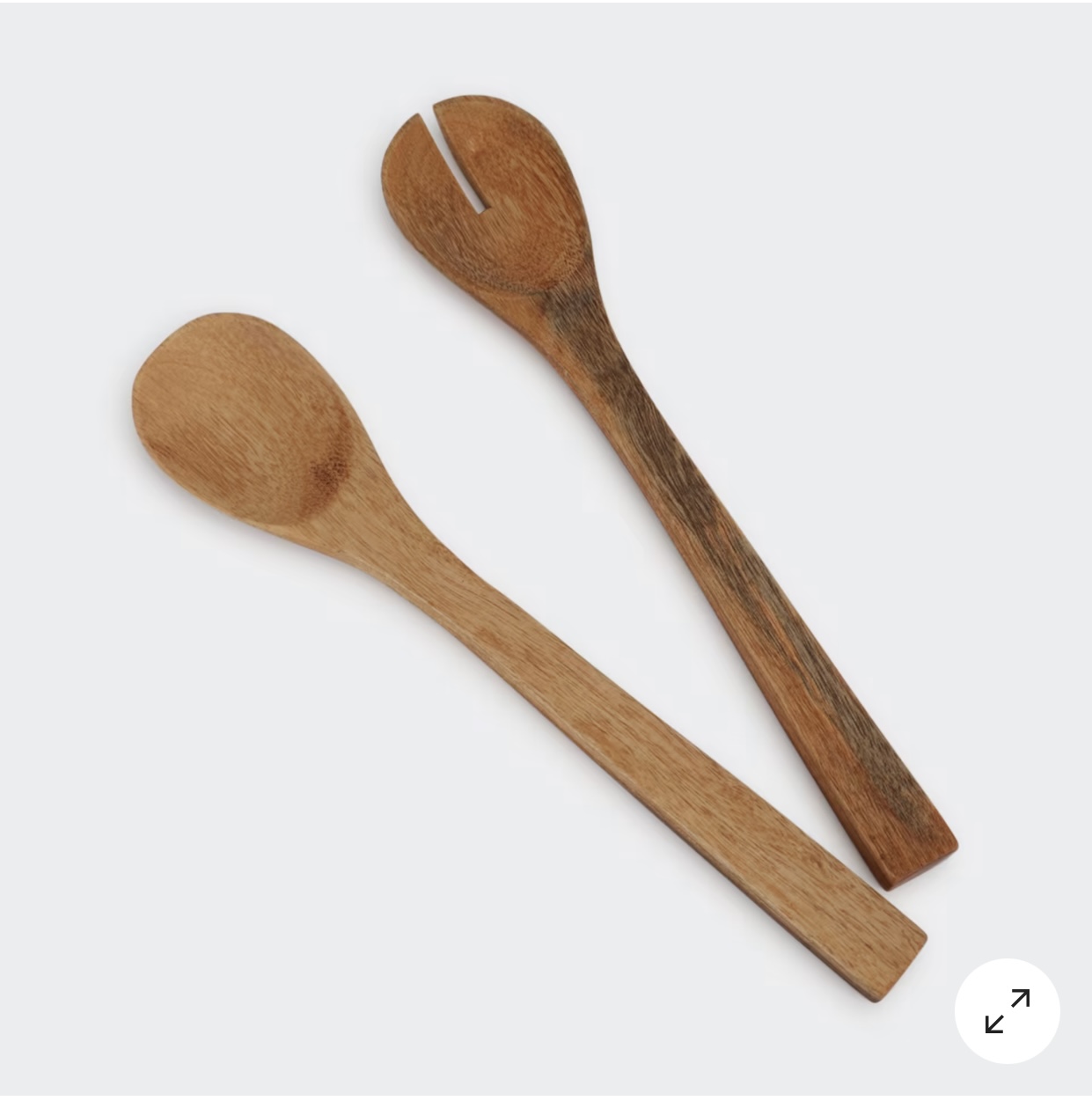 2 Pack Wooden Salad Servers