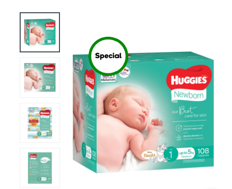 Huggies Newborn Nappies