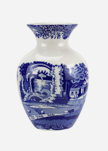 SPODE BLUE ITALIAN VASE