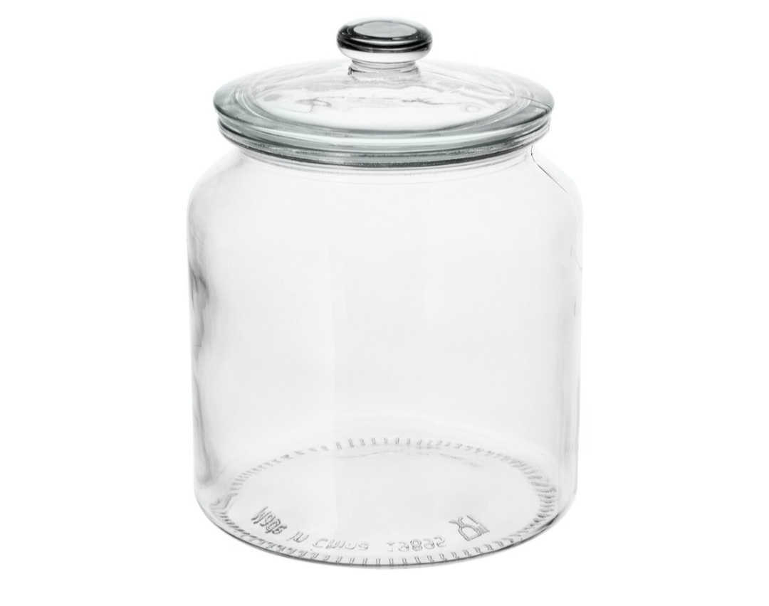 Glass jar