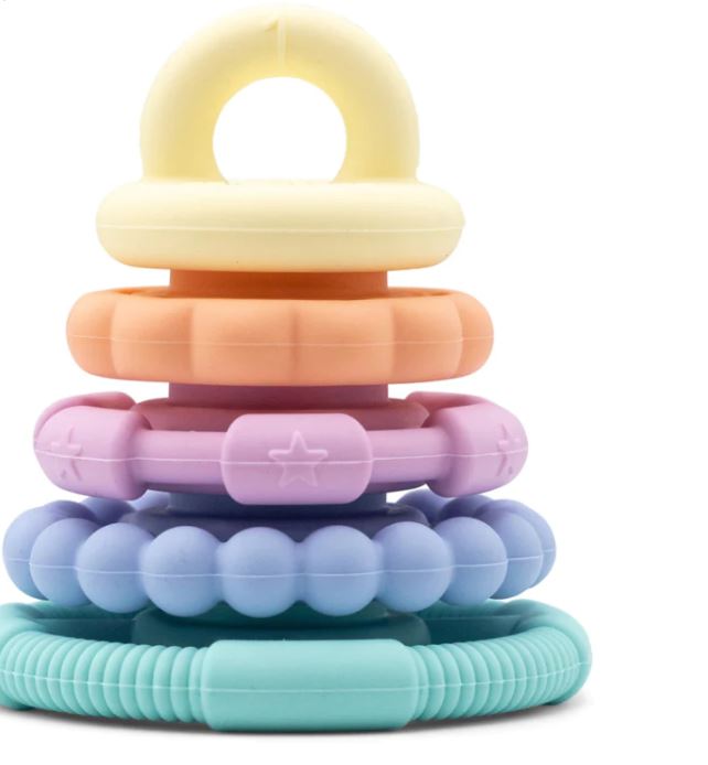 Rainbow stacker and teether