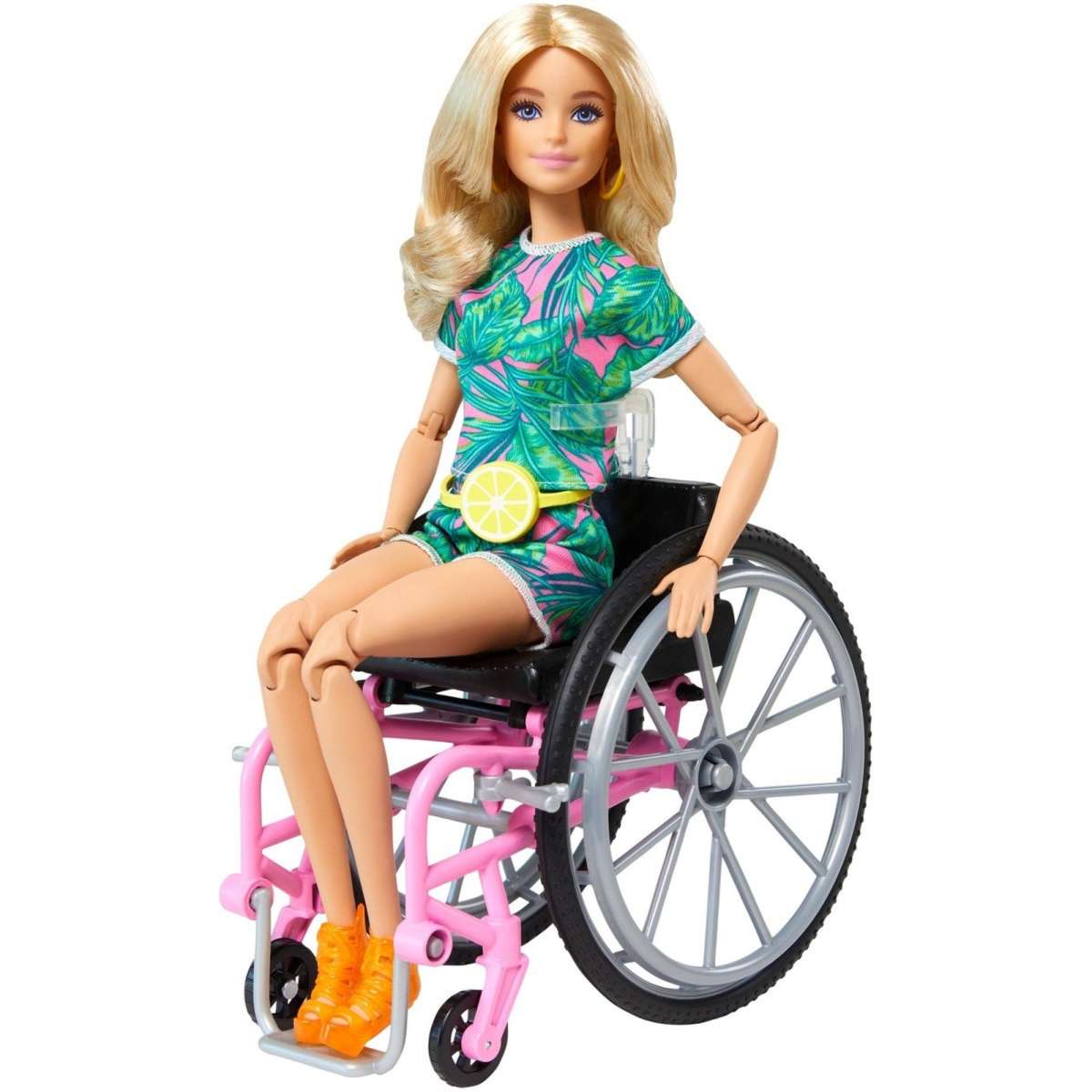 Wheel chair barbie pink chair