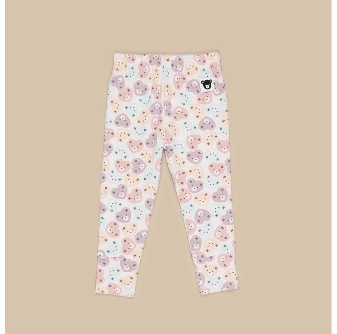 Heart bear leggings