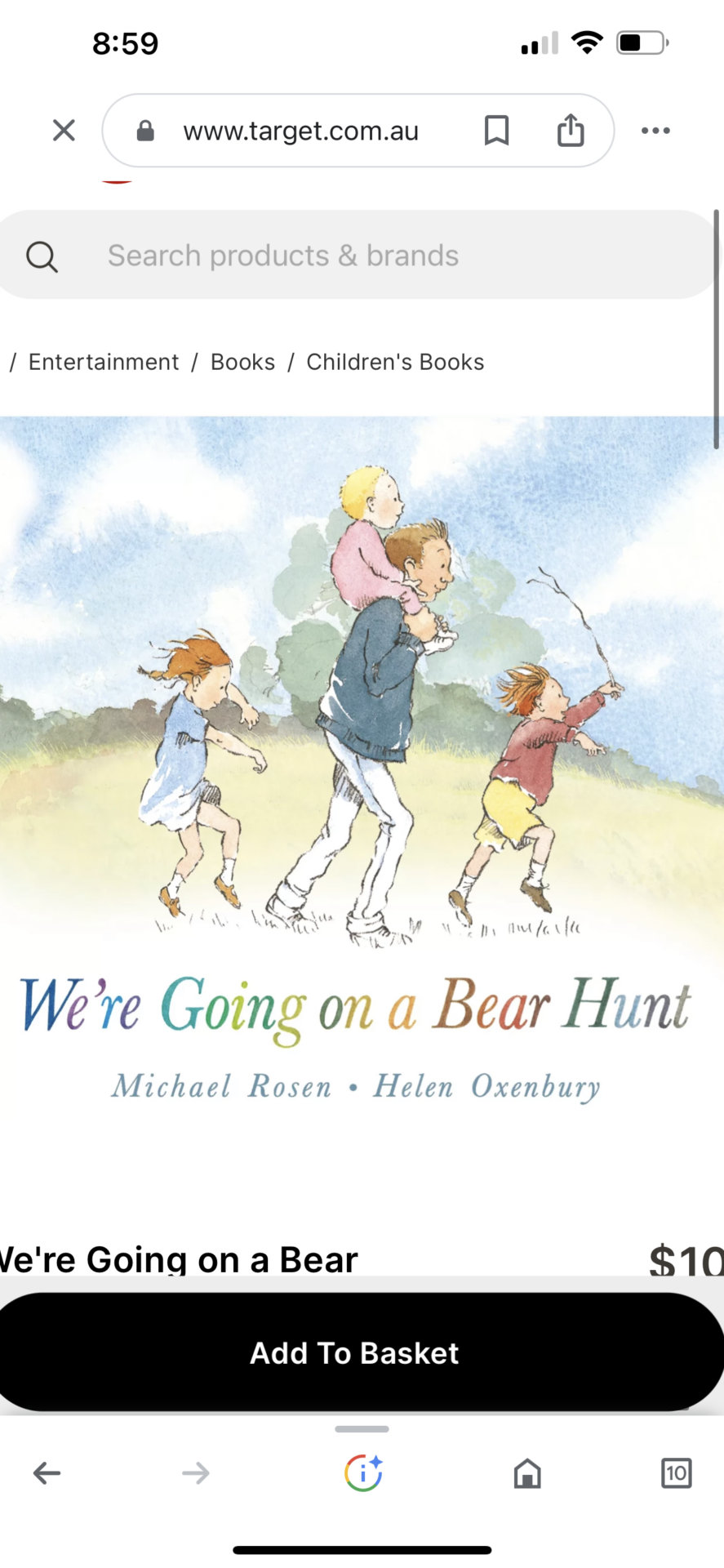 Bear hunt book