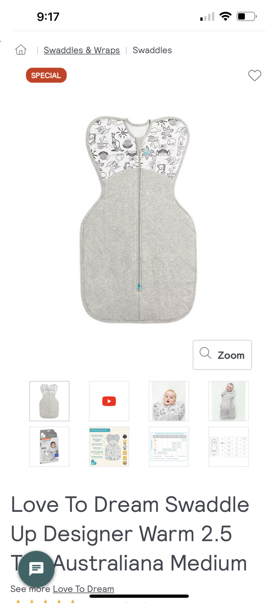 Love to dream swaddle