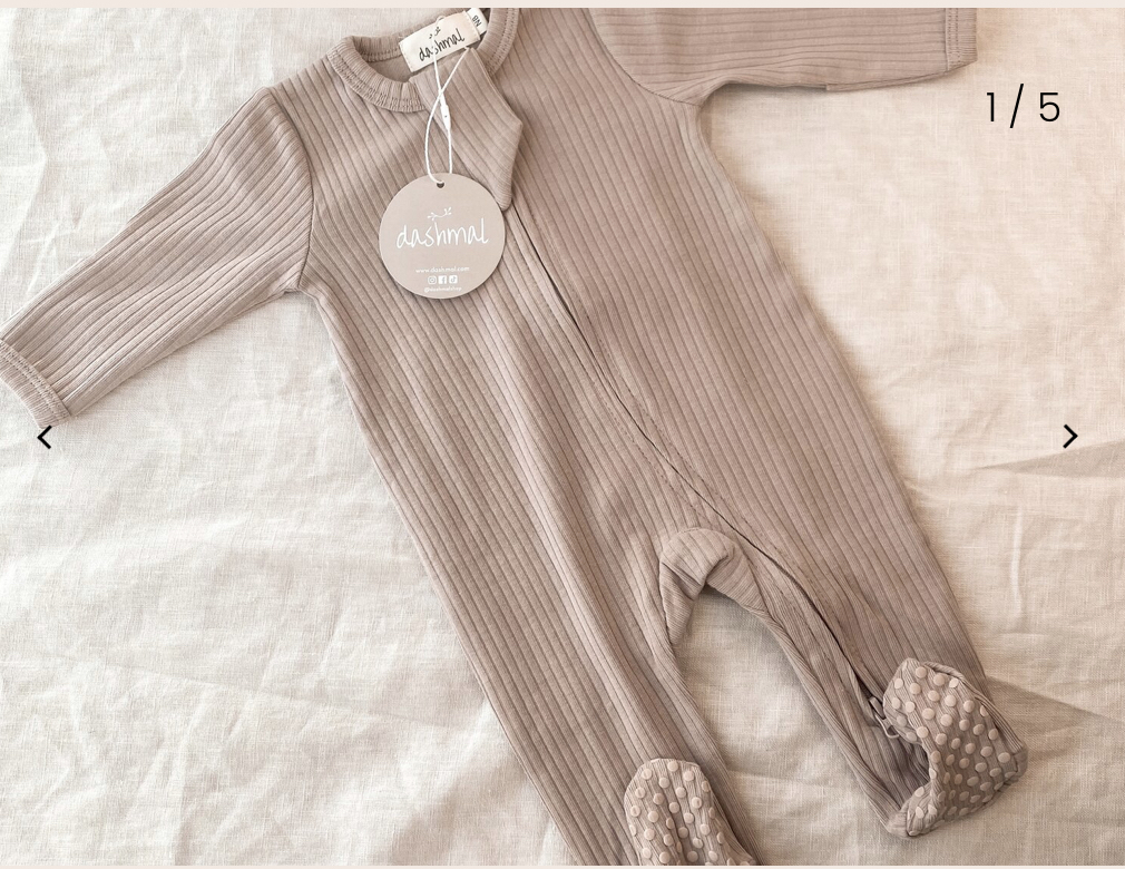 Organic Essential Zippy Suit