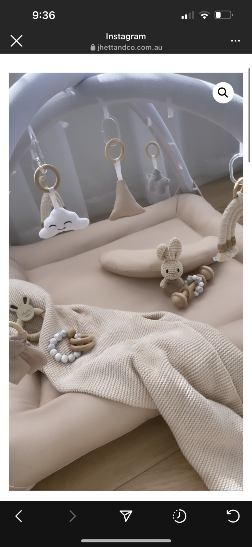 Latte & White Activity Playmat