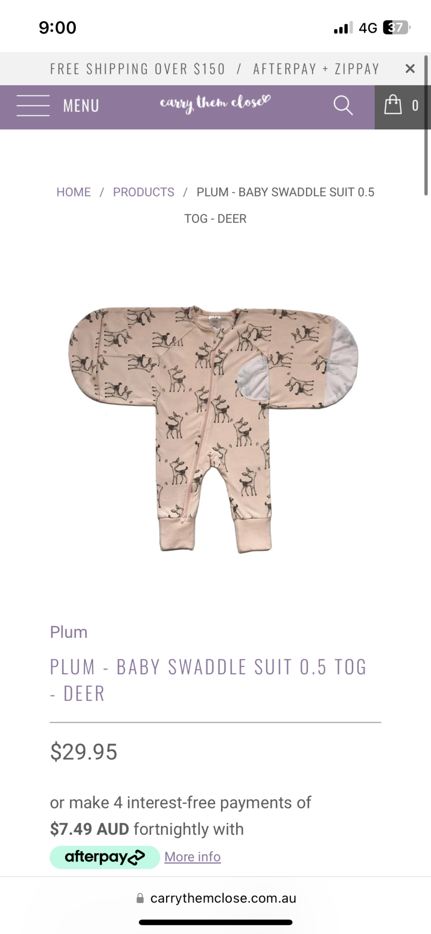 Swaddle bags