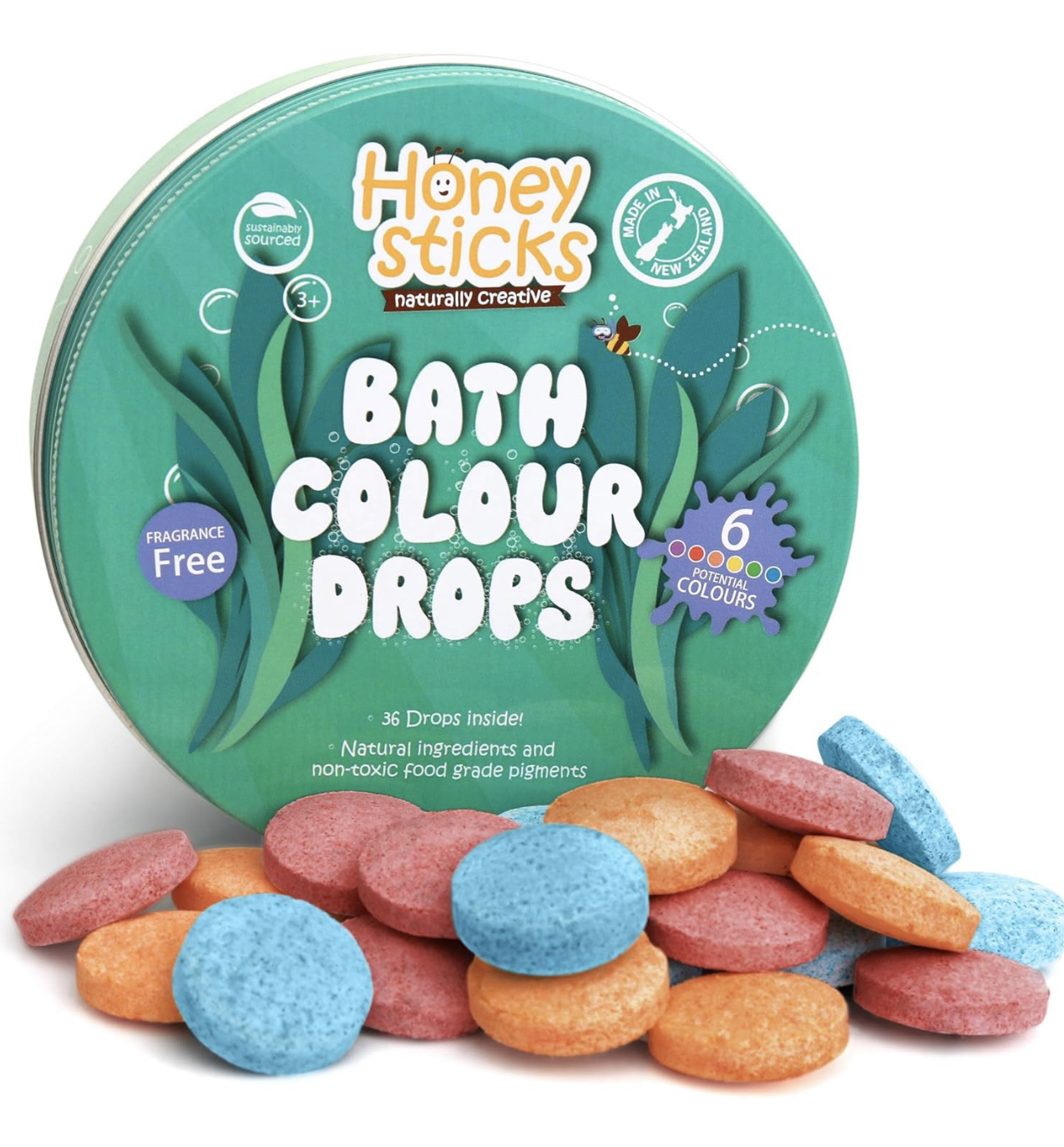 Honeysticks Bath Colour Drops