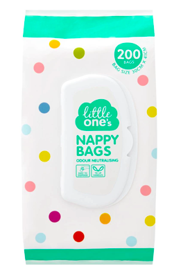 Odour neutralizing nappy bags