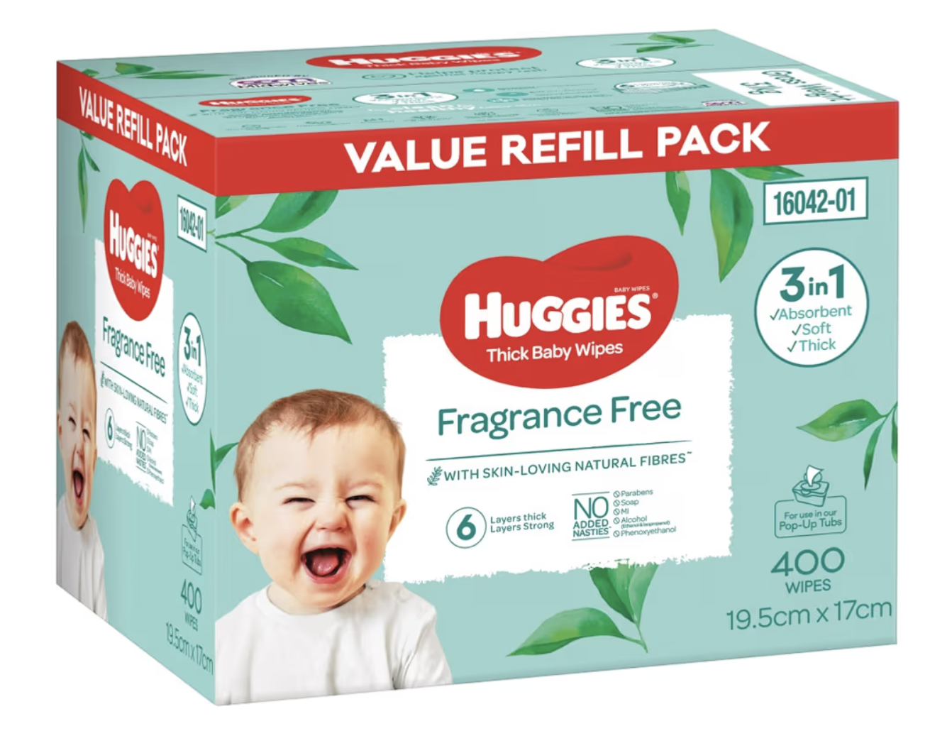 Huggies Fragrance Free Wipes